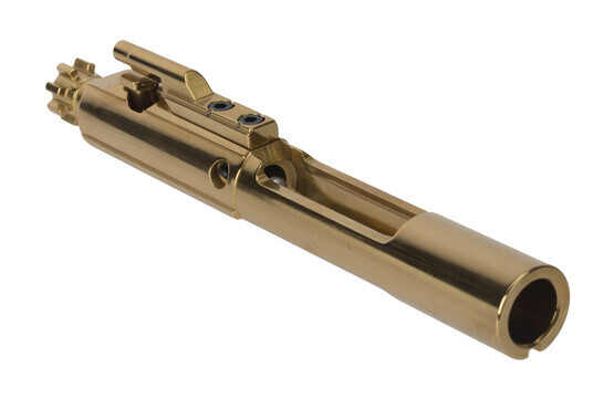 Cryptic Coatings Mystic Gold AR-15 bolt carrier group for 5.56 NATO has an ultra-slick 0.45 coefficient of friction